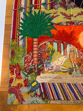 Load image into Gallery viewer, Hermes Cashmere/Silk GM Shawl “Acte III, Scene I, La Clairiere» by Edouard Baribeaud 140.