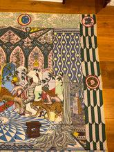 Load image into Gallery viewer, Hermes Cashmere and Silk GM Shawl «La Danse des Amazones» by Edouard Baribeaud 140.