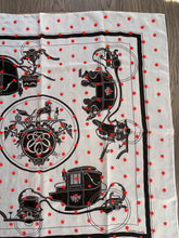 Load image into Gallery viewer, Hermes Beaded Silk Mousseline Scarf Ex Libris Au Pois Couture