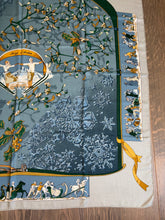 Load image into Gallery viewer, Hermes Cashmere and Silk GM Shawl “Neige d’Antan” 140