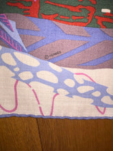 Load image into Gallery viewer, Hermes Cashmere and Silk GM Shawl «En Liberte !» by Carine Brancowitz 140.