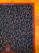 Load image into Gallery viewer, Rare Highly Collectible Hermes Cashmere and Silk GM Shawl “Lettres d’Erevan” by Karen Petrossian 140.
