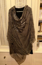 Load image into Gallery viewer, Exceptional beaded Hermès silk chiffon shawl “Le Pegase Lumiere” 140