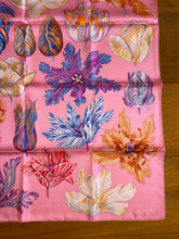 Load image into Gallery viewer, Hermes 100% Silk Twill Scarf “Tulipomanie” by Aline Honoré.