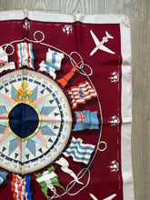 Load image into Gallery viewer, Special Edition Hermes Silk Scarf «Rose Compas for Air Algérie» by Eudel Jaques.