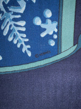 Load image into Gallery viewer, Hermes Cashmere and Silk GM Shawl “Neige d’Antan” by Cathy Latham 140.