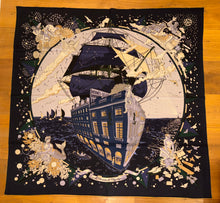 Load image into Gallery viewer, Hermes Cashmere/Silk Shawl “Hermès Flagship” by Dimitri Rybaltchenko 140.
