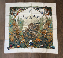 Load image into Gallery viewer, Hermes Silk Twill Scarf “Sichuan” by Robert Dallet