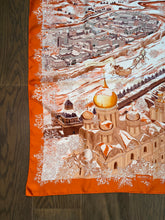 Load image into Gallery viewer, Hermes Silk Scarf “De Passage à Moscou” by  Nathalie Vialars.