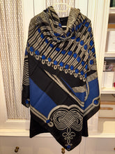 Load image into Gallery viewer, Hermès Cashmere/Silk Shawl Brandebourgs 140