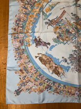 Load image into Gallery viewer, Hermes Silk Scarf “Cirque Molièr” by Philippe Dumas.