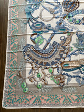 Load image into Gallery viewer, Hermes Cashmere and Silk GM Shawl “Zenobie, Reine de Palmyre” by Annie Faivre 140.