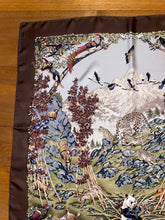 Load image into Gallery viewer, Hermes Silk Twill Scarf “Sichuan” by Robert Dallet.