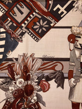 Load image into Gallery viewer, Hermes Cashmere and Silk GM Shawl “Kachinas” by Kermit Oliver 140.