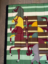 Load image into Gallery viewer, Hermes Cashmere/Silk Shawl “Rocabar” by Henri d'Origny 140