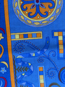 Hermes Cashmere and Silk GM Shawl “Forces de la Vie” by Christine Henry 140.