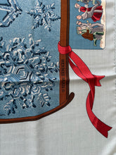 Load image into Gallery viewer, Hermes Cashmere and Silk GM Shawl “Neige d’Antan” by Cathy Latham 140