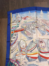 Load image into Gallery viewer, Hermes Silk Scarf «Barcarolle» by Philippe Dauchez.