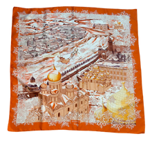 Load image into Gallery viewer, Hermes Silk Scarf “De Passage à Moscou” by  Nathalie Vialars.