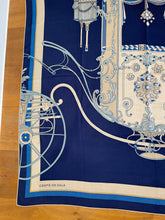 Load image into Gallery viewer, Hermes Cashmere and Silk GM Shawl “Coupé de Gala” by Woldek Kaminski 140.