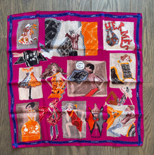 Load image into Gallery viewer, Hermes Vintage Silk Scarf “J'aime mon Carré” by Saw/Adaptation Studio