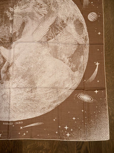 HERMES Cashmere/Silk Shawl “Clair de Lune” by Dimitri Rybaltchenko 140.