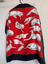 Load image into Gallery viewer, Hermes Silk Twill Scarf «Les Levriers» by Xavier de Poret.