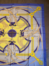 Load image into Gallery viewer, Hermes Cashmere/Silk Shawl “La Promenade du Matin” by Henri d'Origny 140