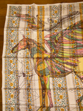 Load image into Gallery viewer, Hermes Silk Shawl “Le Pegase d’Hermes Au Bloc” 140