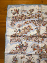 Load image into Gallery viewer, Hermes Silk Twill Scarf “Nuées Imaginaires” by Christine Henry.