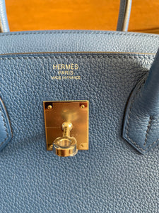 Hermes Birkin 30 with palladium hardware.