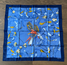 Load image into Gallery viewer, Hermes Silk jacquard Scarf “Neige d’Antan Detail” by Cathy Latham.