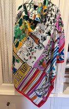 Load image into Gallery viewer, Hermes Cashmere and Silk GM Shawl “Rayures d'Ete” by Filipe Jardim 140.