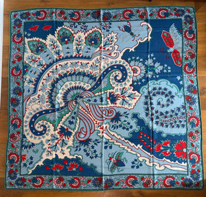 Hermes Cashmere/Silk Shawl “Paisley from Paisley” 140