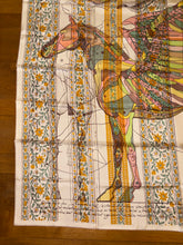 Load image into Gallery viewer, Hermes Silk Shawl “Le Pegase d’Hermes Au Bloc” 140