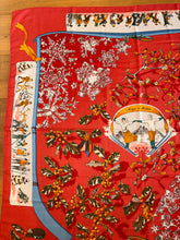 Load image into Gallery viewer, Hermes Cashmere and Silk GM Shawl “Neige d’Antan” by Cathy Latham 140