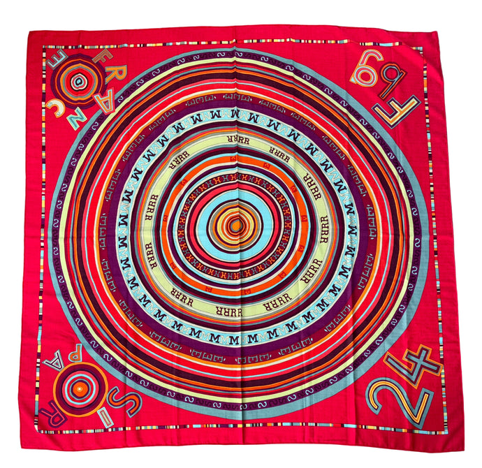 Hermes Cashmere and Silk Shawl “TOHU-BOHU” by Claudia Stuhlhofer-Mayr 140