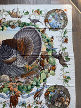 Load image into Gallery viewer, Hermes Cashmere/Silk Shawl “Fauna et Flora du Texas” by Kermit Oliver 140.