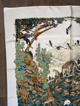Load image into Gallery viewer, Hermes Silk Twill Scarf “Sichuan” by Robert Dallet
