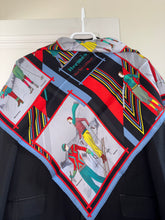 Load image into Gallery viewer, Hermes Vintage Silk Scarf “Aux Sports d'Hiver”.