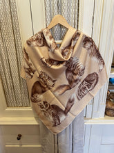 Load image into Gallery viewer, Hermes Silk Twill Scarf «Persian Cats» by Xavier de Poret.