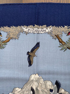 Hermes Cashmere/Silk Scarf “Sichuan” by Robert Dallet.