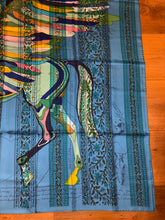 Load image into Gallery viewer, Hermes Silk Shawl “Le Pegase d’Hermes Au Bloc” 140
