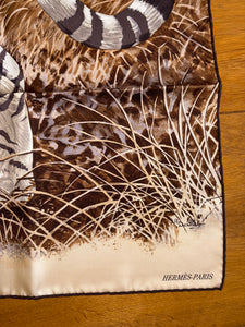 Hermes Silk Scarf Tigre Du Bengale by Robert Dallet
