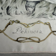Load image into Gallery viewer, Hermes Silk Twill Scarf «Pékinois» by Xavier de Poret