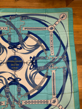 Load image into Gallery viewer, Hermes Cashmere/Silk Shawl “La Promenade du Matin” by Henri d'Origny 140