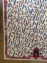 Load image into Gallery viewer, Hermes Cashmere and Silk GM Shawl “Lettres d’Erevan” by Karen Petrossian 140.