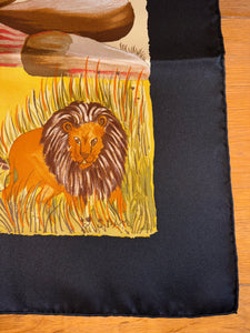Hermes Silk Scarf Nuba Mountain by Ibrahim Alami Kwumi Sefedin