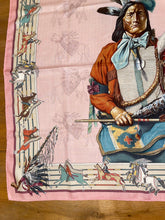 Load image into Gallery viewer, Hermes Cashmere and Silk Scarf “La Pani Shar Pawnee” by Kermit Oliver.