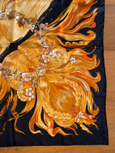 Load image into Gallery viewer, Hermes Silk Twill Scarf “Eva” by Philippe  Dumas.